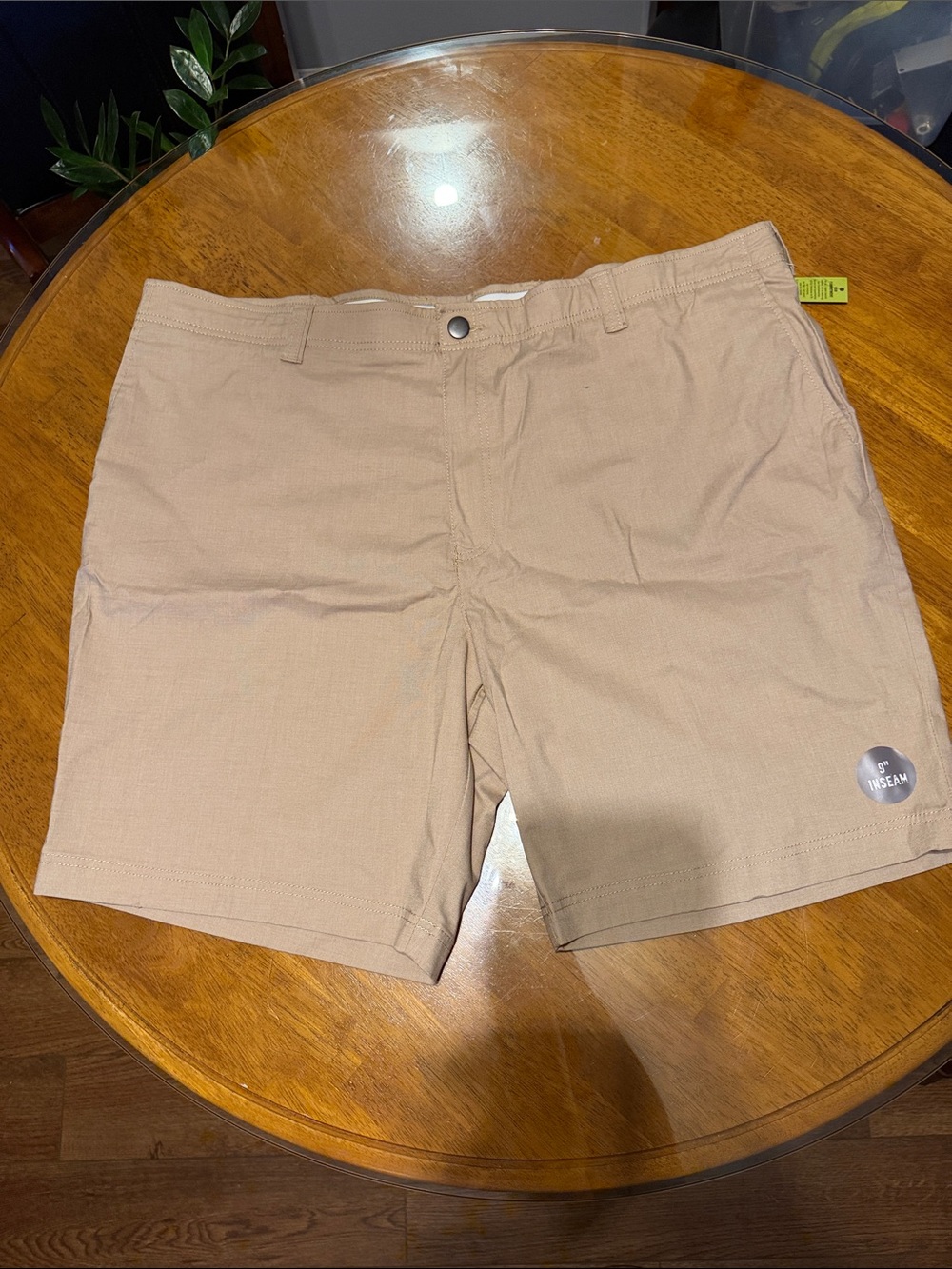 Men's Tan Performance Shorts